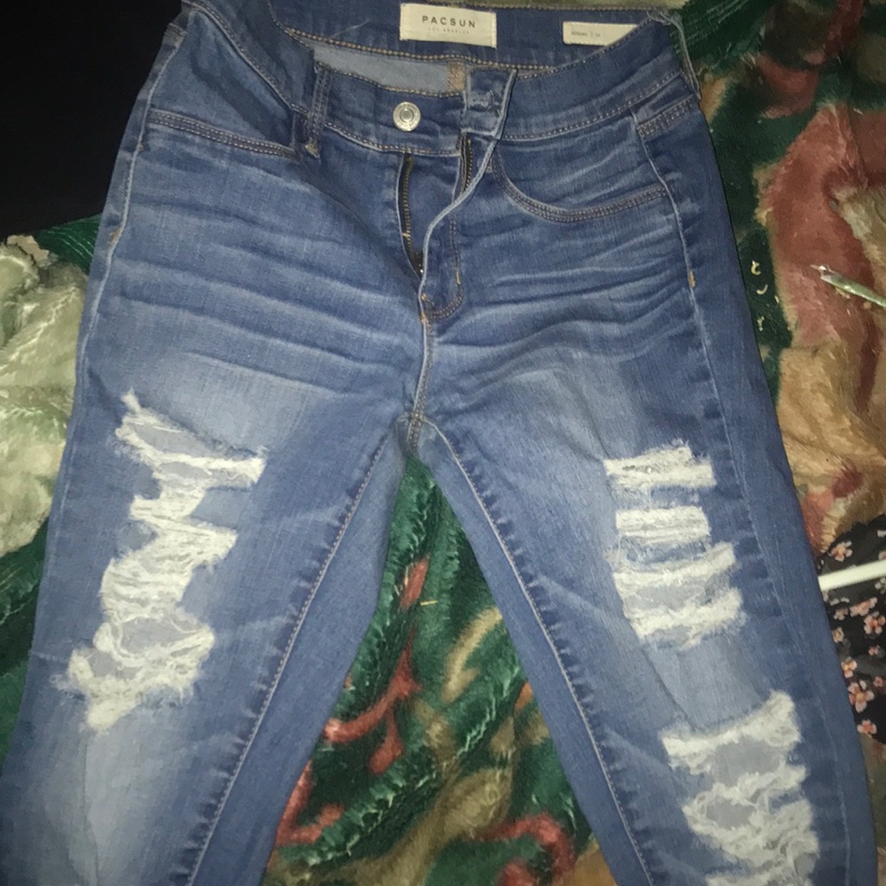 Ripped jeans from pacsun.